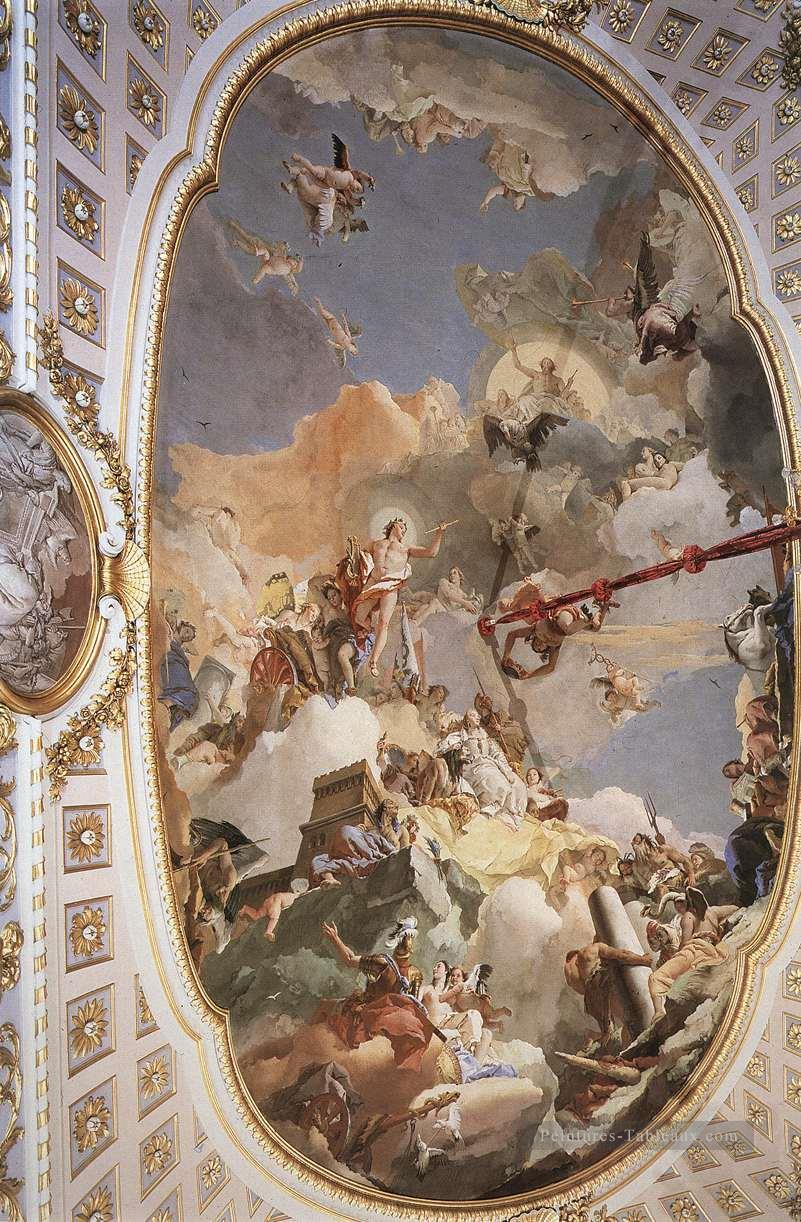 Palacio Real L’apothéose de la monarchie espagnole Giovanni Battista Tiepolo Peintures à l'huile